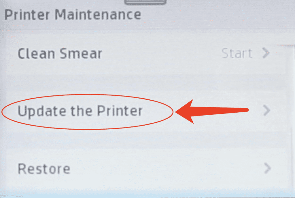 Disable Firmware Update on HP InkJet Printers Step 4