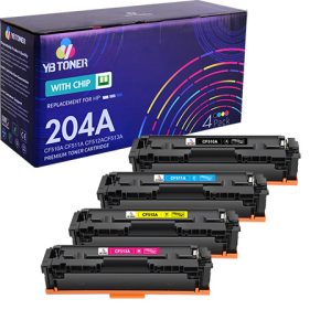 HP 204A toner cartridge set 4-pack