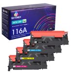 Replacement HP 116A Toner Cartridges (With Chip) 4-Pack