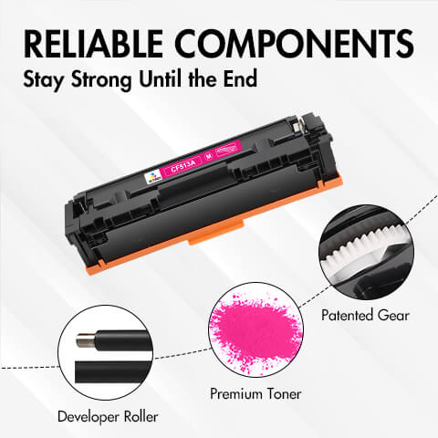 HP 204A Magenta Toner Cartridge CF513A