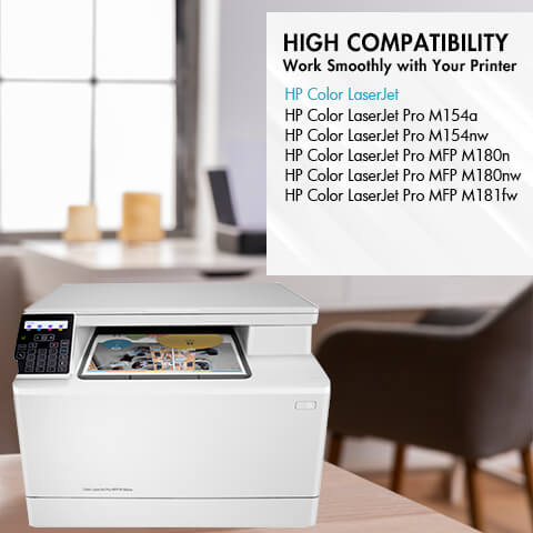 HP 204A Toner Cartridges CF510A CF511A CF512A CF513A