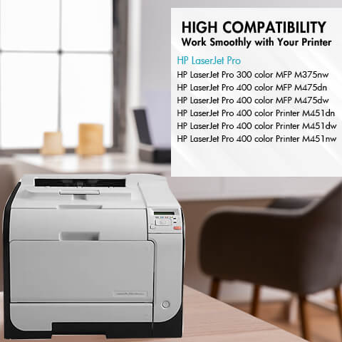 HP 305A 305X Cartridges CE410A CE410X CE411A CE412A CE413A