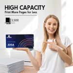 HP 305A CE410A Black Toner Cartridge