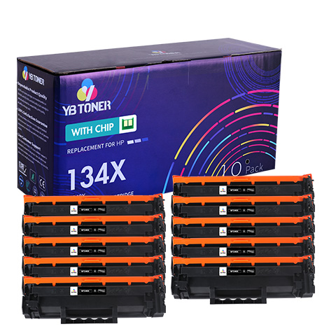 HP 134X toner 10-pack