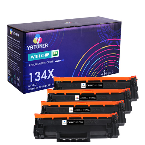 HP 134X toner 4-pack