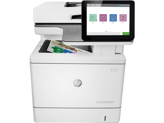 HP Color LaserJet Enterprise MFP M578f toner cartridges' printer