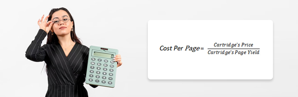 The cost per page