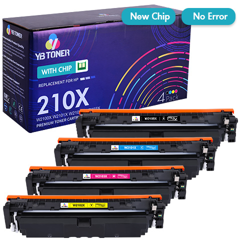 Compatible HP LaserJet 210X Toner Cartridge Set
