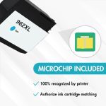 HP 962XL cyan ink cartridge with chip