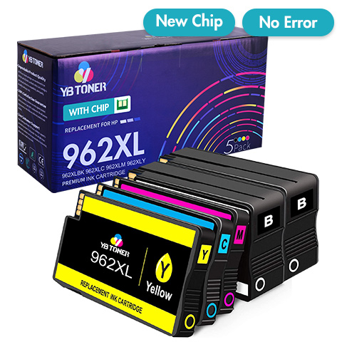 Compatible HP 962XL Ink Cartridge 5-Pack