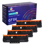 Compatible Canon 071H Toner Cartridge 4 Pack