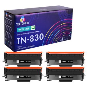 Brother TN830 cartridges 4-pack