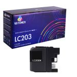 Compatible Brother LC203BK Black Ink Cartridge - High Yield