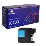 Compatible Brother LC203C Cyan Ink Cartridge - High Yield