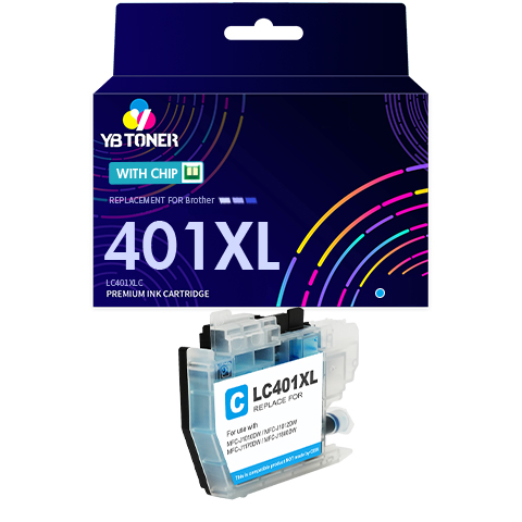 Brother LC401XLC Cyan Ink Cartridge