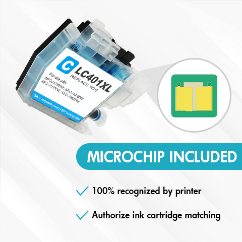 Brother Ink LC401XL Cyan Cartridge