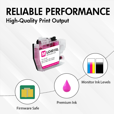 Brother LC401XL Magenta Cartridge