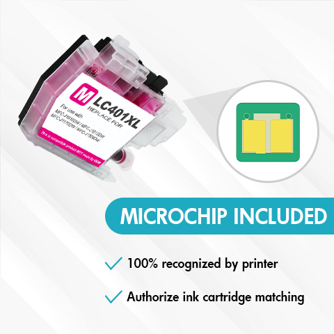 Brother LC401XL Magenta Ink Cartridge