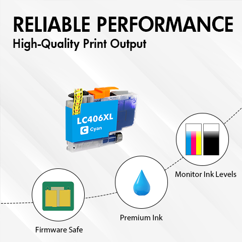 Brother LC406XLC Ink