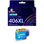 Brother LC406XLC Cyan Ink Cartridge