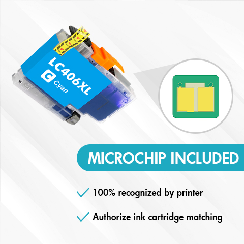 Brother LC406XL Cyan Ink Cartridge
