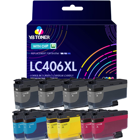 Brother LC406XL Ink Cartridges 10-Pack