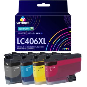 Brother LC406XL Ink Cartridges 4-Pack