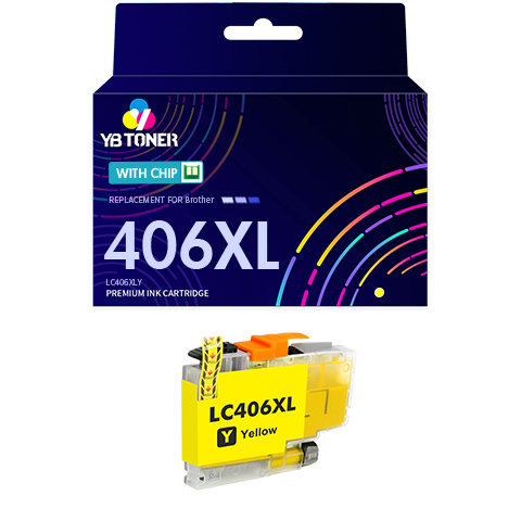 Brother LC406XLY Yellow Ink Cartridge