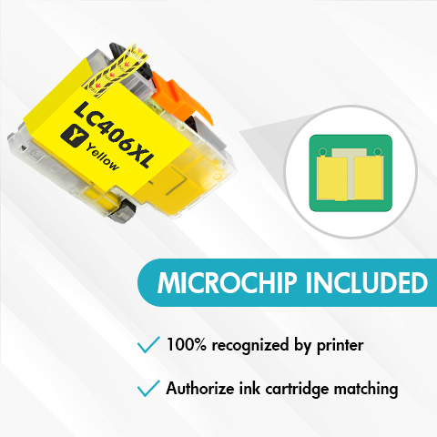 Brother LC406XL Yellow Ink Cartridge
