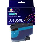 Compatible Brother LC406XLC Cyan Ink Cartridge