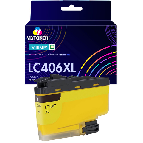 Brother LC406XLY Yellow Ink Cartridge