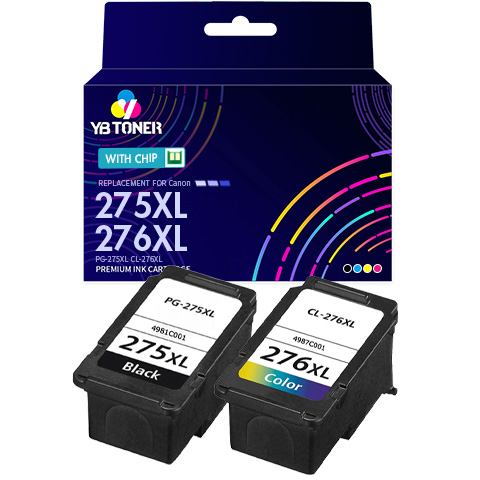 Canon PG-275XL CL-276XL Ink Cartridges 2-Pack