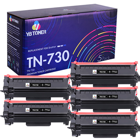 TN730 Toner 5-Pack