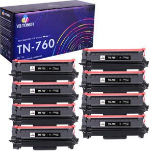 TN760 Toner Cartridge 8-Pack