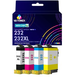 Epson 232XL Black & Epson 232 Color Ink Cartridges