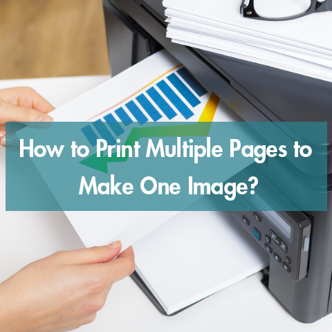 How to Print Multiple Pages to Make One Image