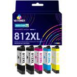 Epson 812XL Ink Cartridge 5-Pack