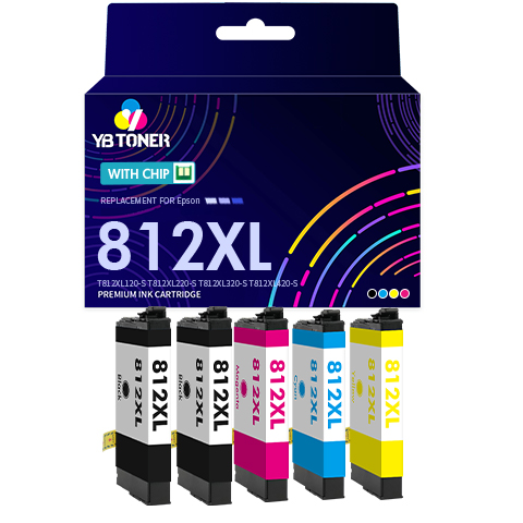Epson 812XL Ink Cartridge 5-Pack