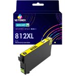 Compatible Epson 812XL Yellow Ink Cartridge - T812XL420-S - High Yield