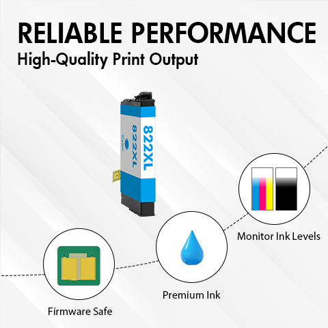 Epson 822XL Cyan Cartridge