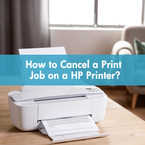 How to Cancel a Print Job on a HP Printer