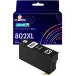 Compatible Epson 802XL Black Ink Cartridge (T802XL120) - High Yield