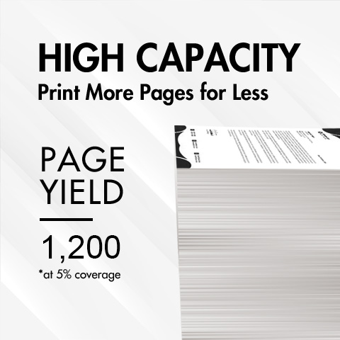 HP 126A Black Toner Cartridge - page yield