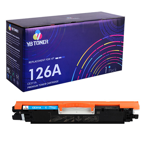 HP 126A Cyan Toner Cartridge Replacement