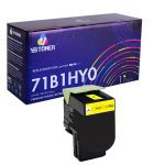 Compatible Lexmark 71B1HY0 Yellow Toner Cartridge - High Yield