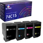 Lexmark 74C1S Toner Set - 74C1SC0, 74C1SK0, 74C1SM0, 74C1SY0