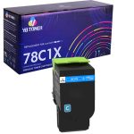 78C1XC0 - Compatible Lexmark 781X Cyan High Yield Toner Cartridge