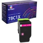 78C1XM0 - Compatible Lexmark 781X Magenta High Yield Toner Cartridge
