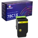 78C1XY0 - Compatible Lexmark 781X Yellow High Yield Toner Cartridge