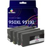 Compatible HP 950XL/951XL Ink Cartridge Combo Pack of 4 - KCMY - High Yield
